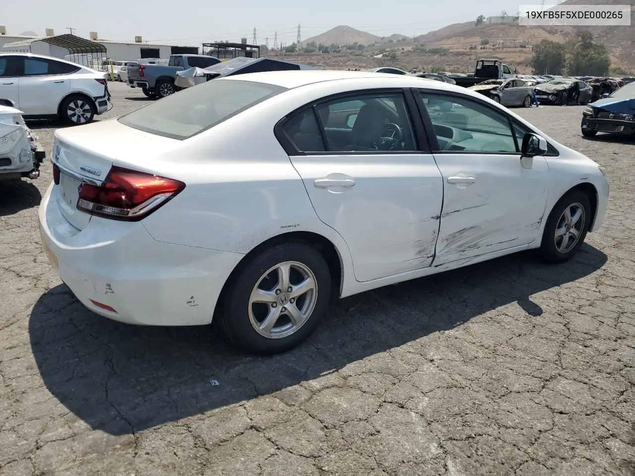 19XFB5F5XDE000265 2013 Honda Civic Natural Gas