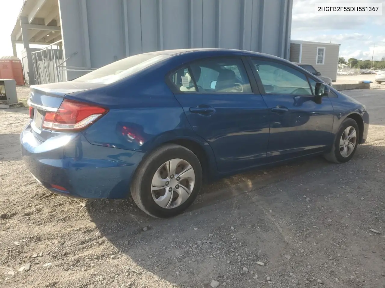 2HGFB2F55DH551367 2013 Honda Civic Lx