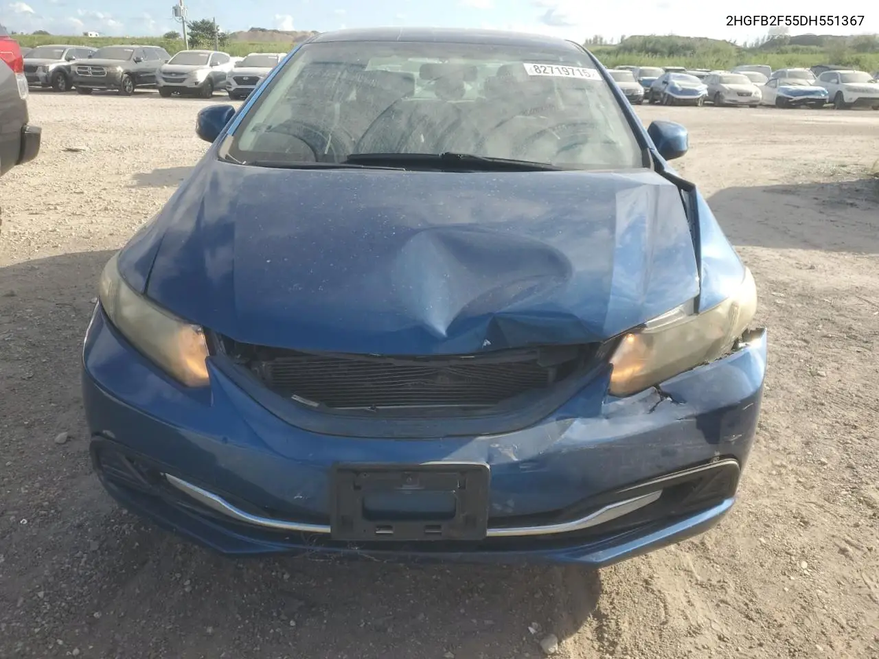 2HGFB2F55DH551367 2013 Honda Civic Lx
