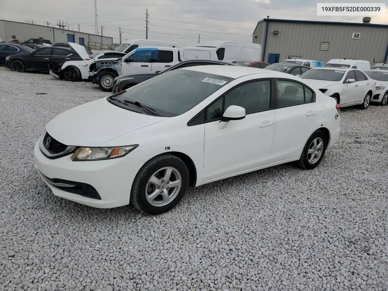 19XFB5F52DE000339 2013 Honda Civic Natural Gas