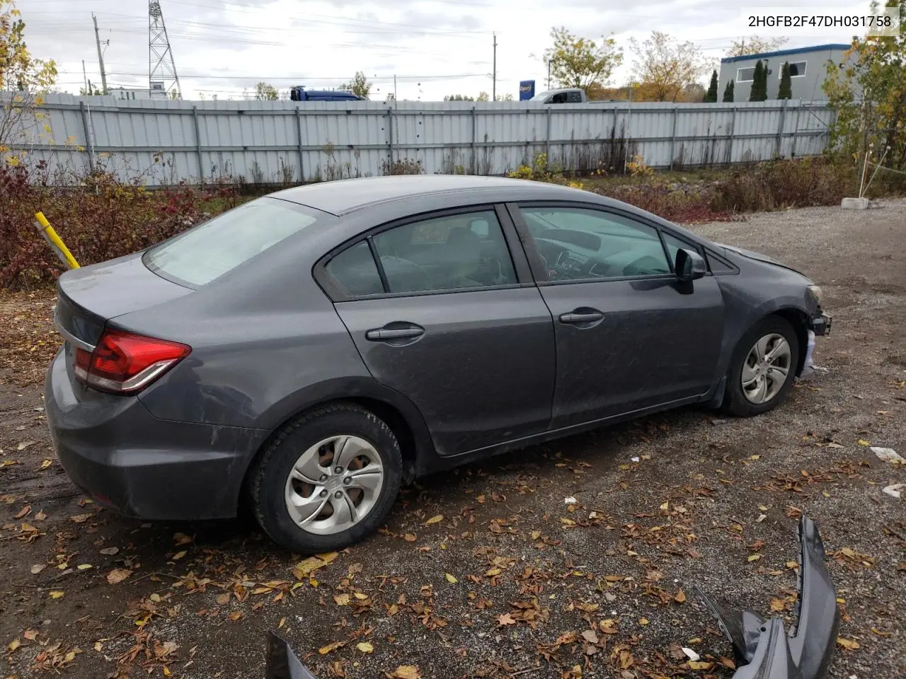 2HGFB2F47DH031758 2013 Honda Civic Lx