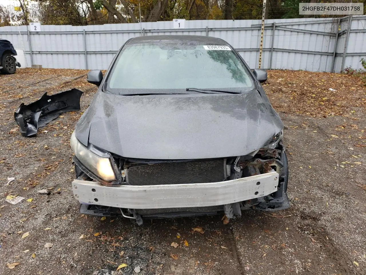 2HGFB2F47DH031758 2013 Honda Civic Lx