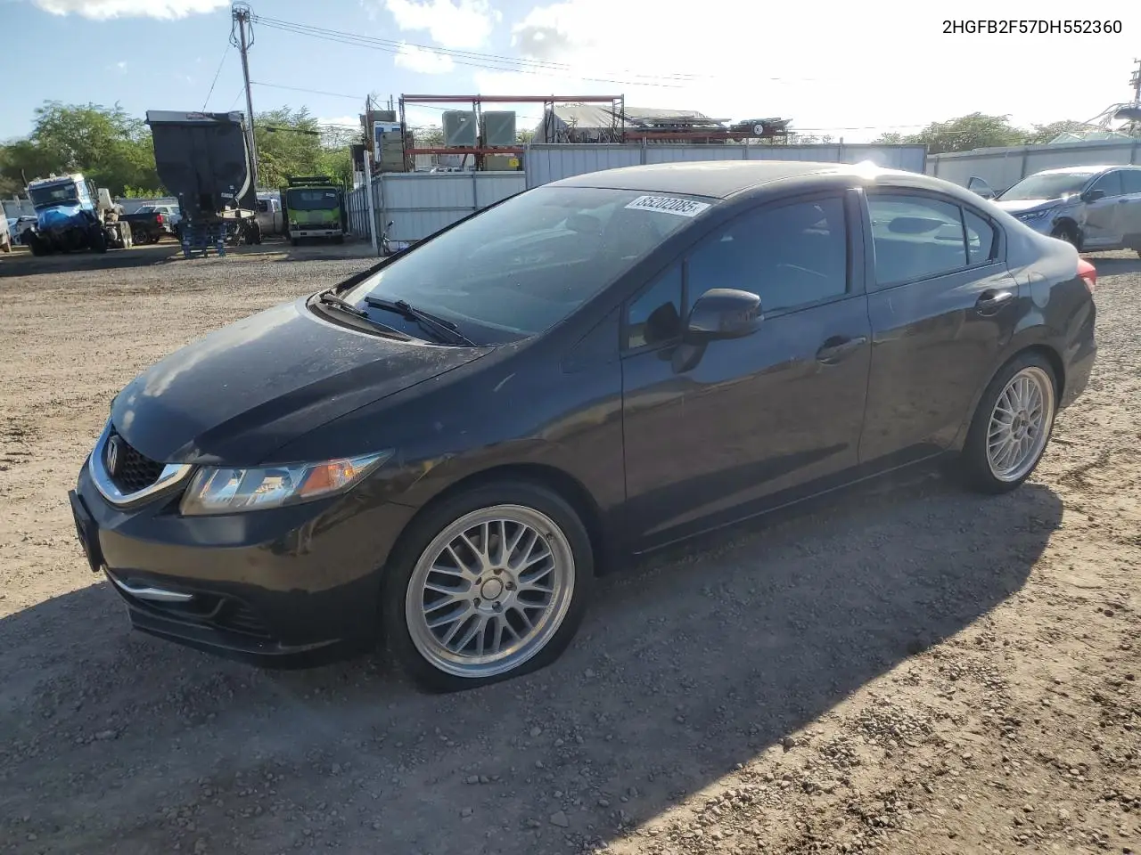 2HGFB2F57DH552360 2013 Honda Civic Lx