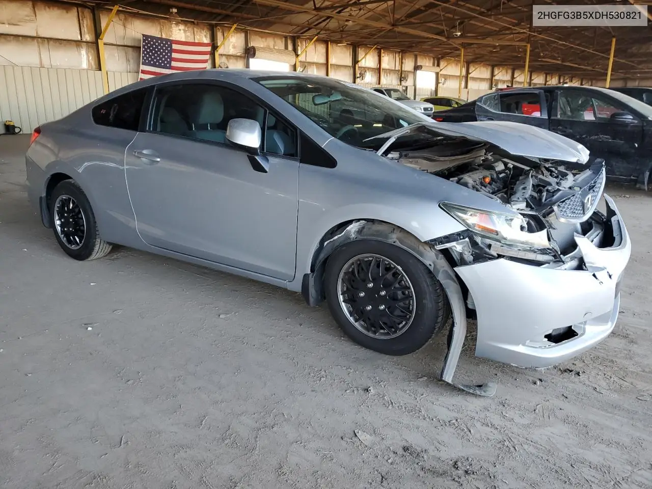 2HGFG3B5XDH530821 2013 Honda Civic Lx