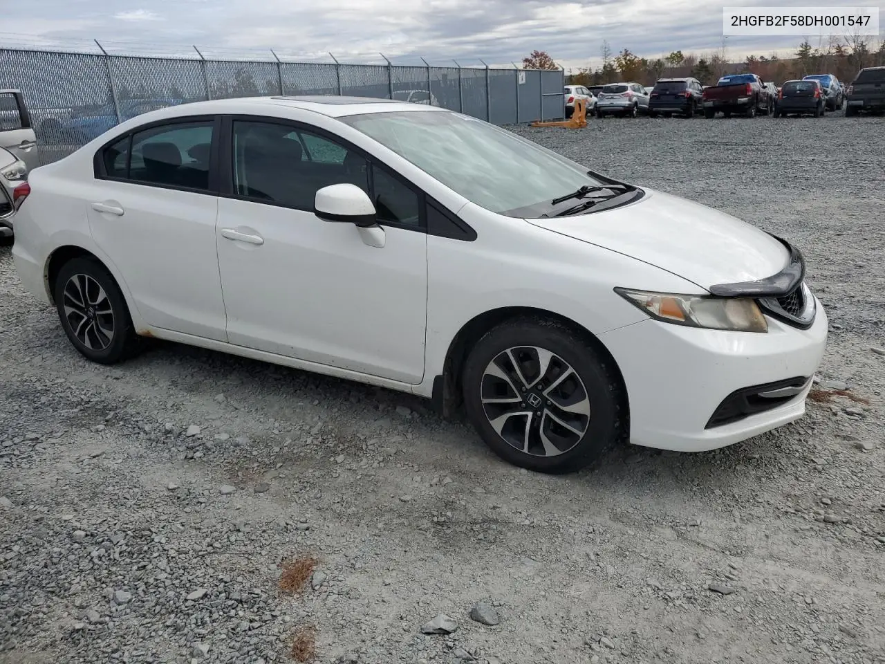 2HGFB2F58DH001547 2013 Honda Civic Lx