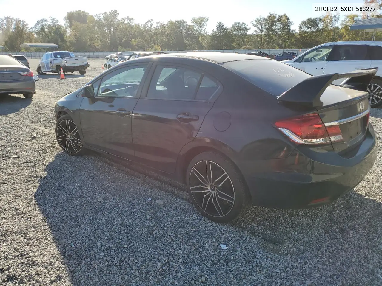 2HGFB2F5XDH583277 2013 Honda Civic Lx