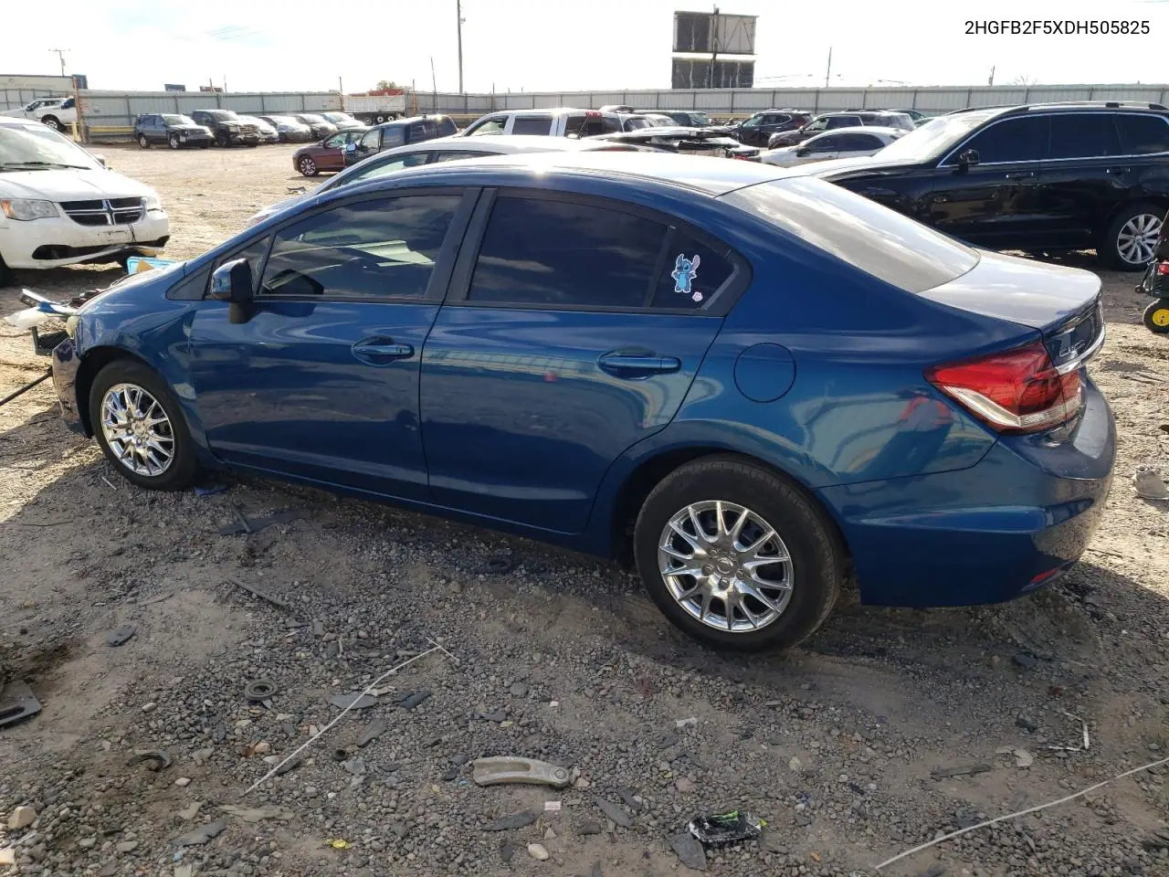 2HGFB2F5XDH505825 2013 Honda Civic Lx
