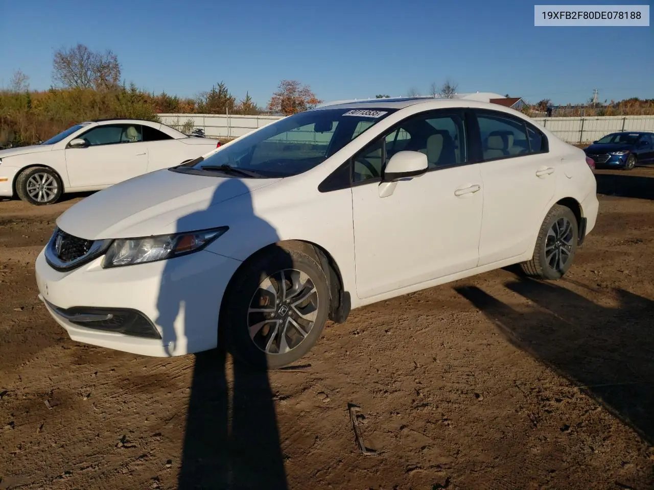 19XFB2F80DE078188 2013 Honda Civic Ex