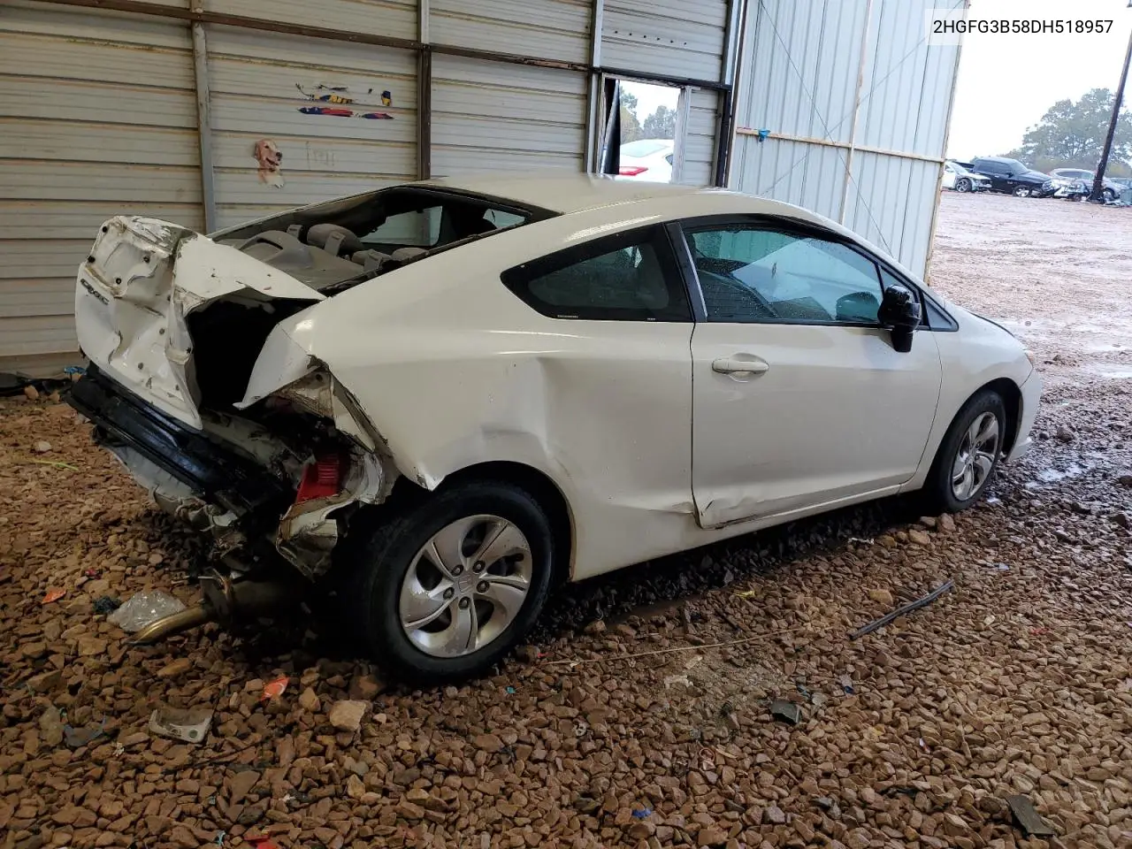 2HGFG3B58DH518957 2013 Honda Civic Lx