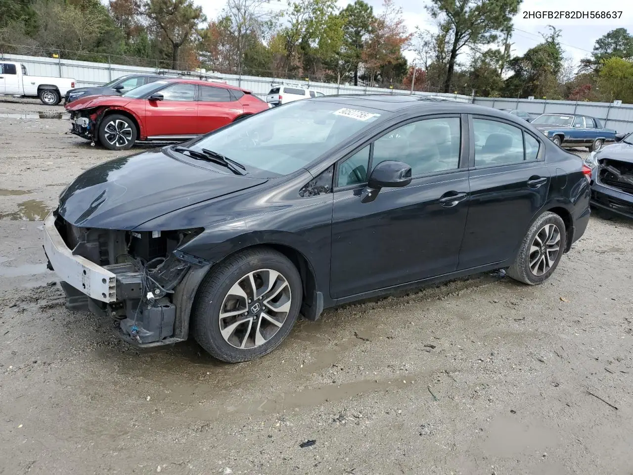2HGFB2F82DH568637 2013 Honda Civic Ex