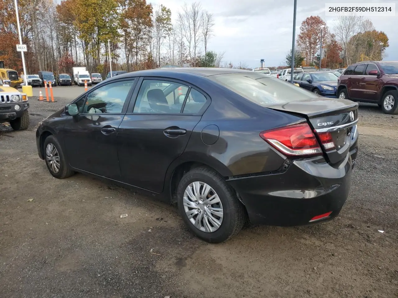 2HGFB2F59DH512314 2013 Honda Civic Lx