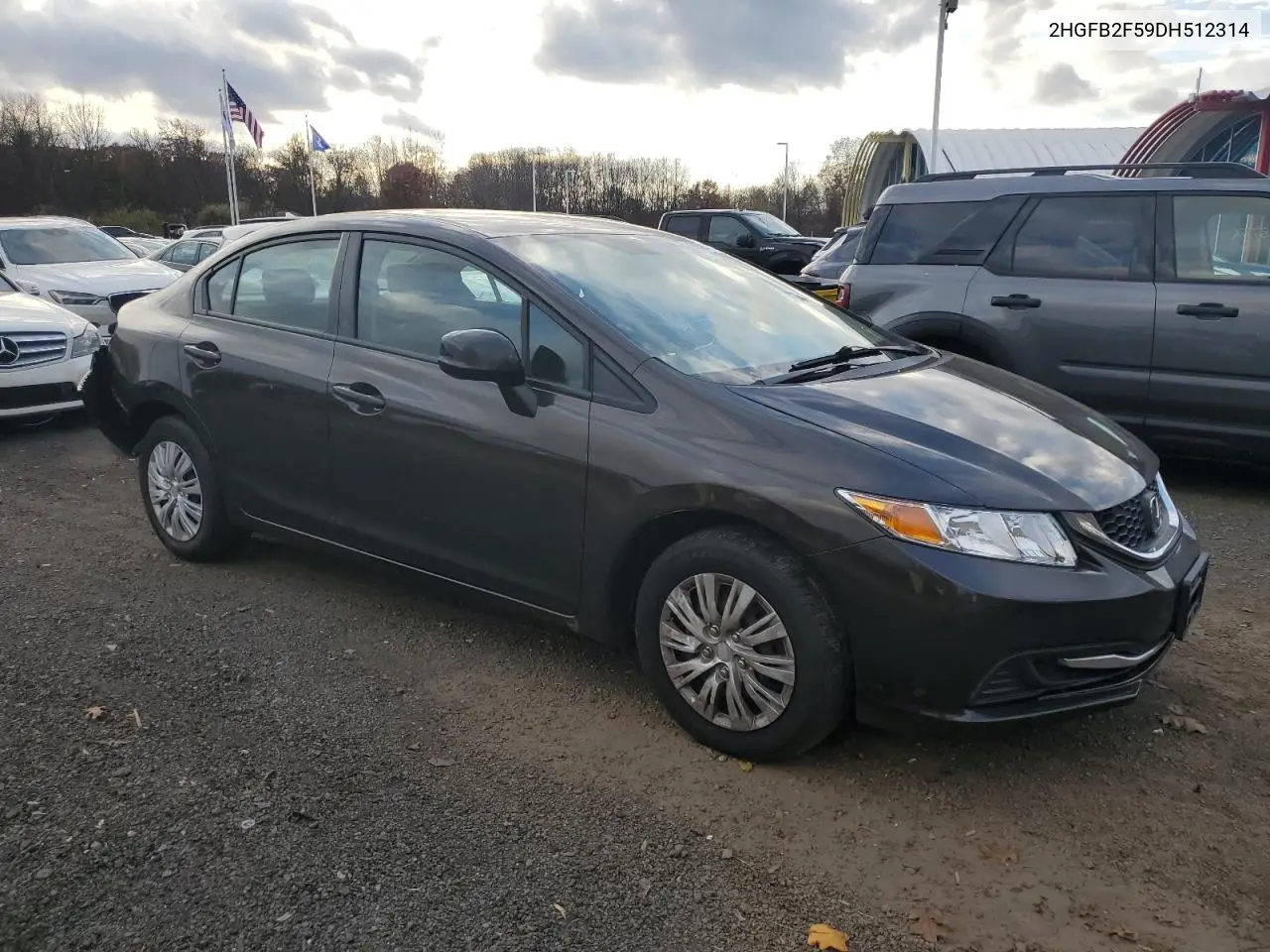 2HGFB2F59DH512314 2013 Honda Civic Lx