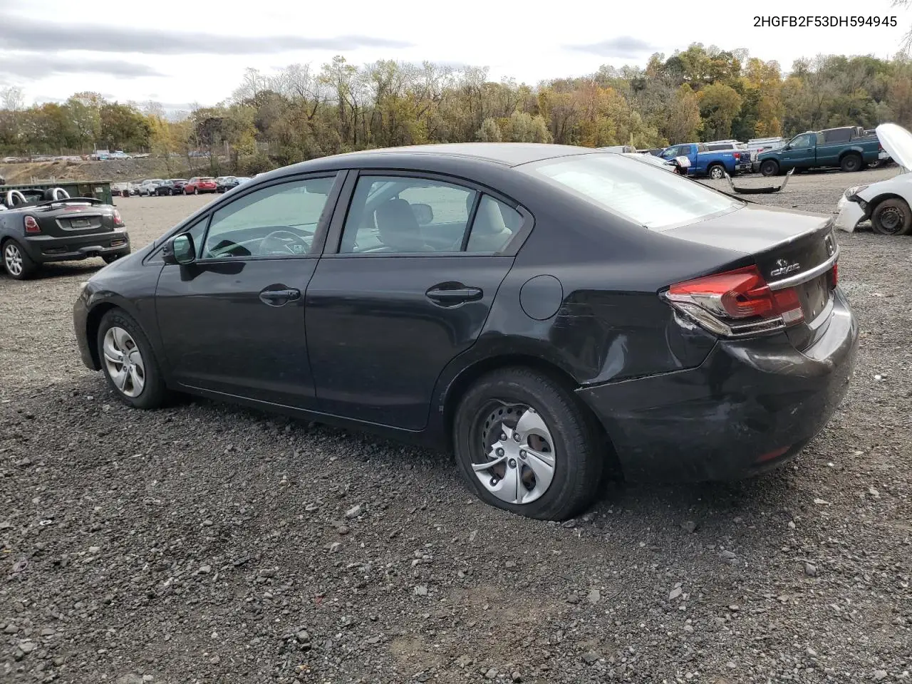 2HGFB2F53DH594945 2013 Honda Civic Lx