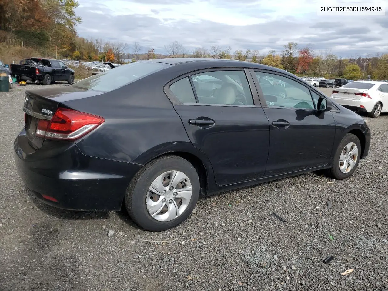 2HGFB2F53DH594945 2013 Honda Civic Lx