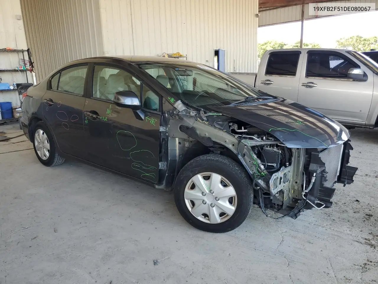 19XFB2F51DE080067 2013 Honda Civic Lx