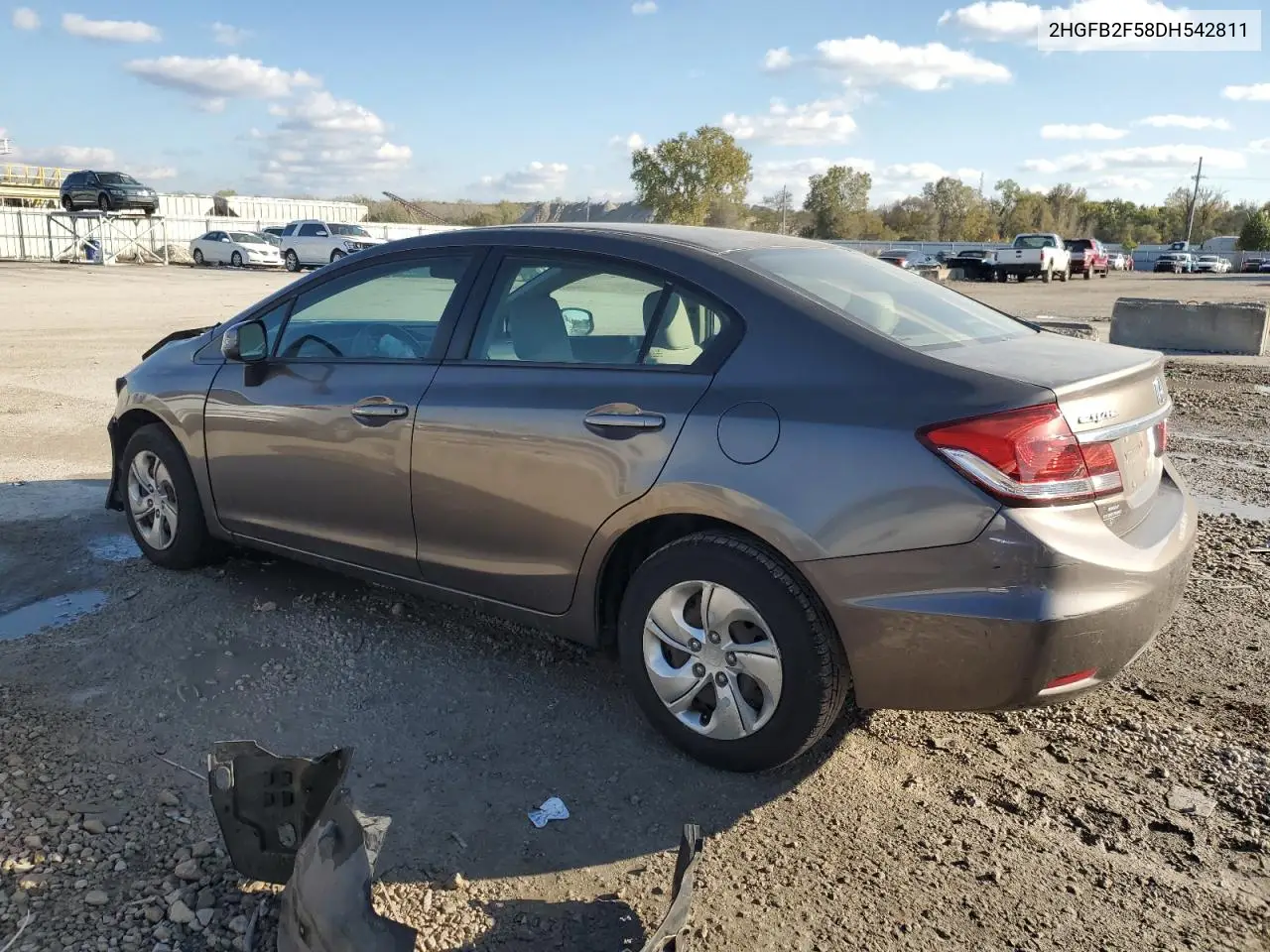 2HGFB2F58DH542811 2013 Honda Civic Lx