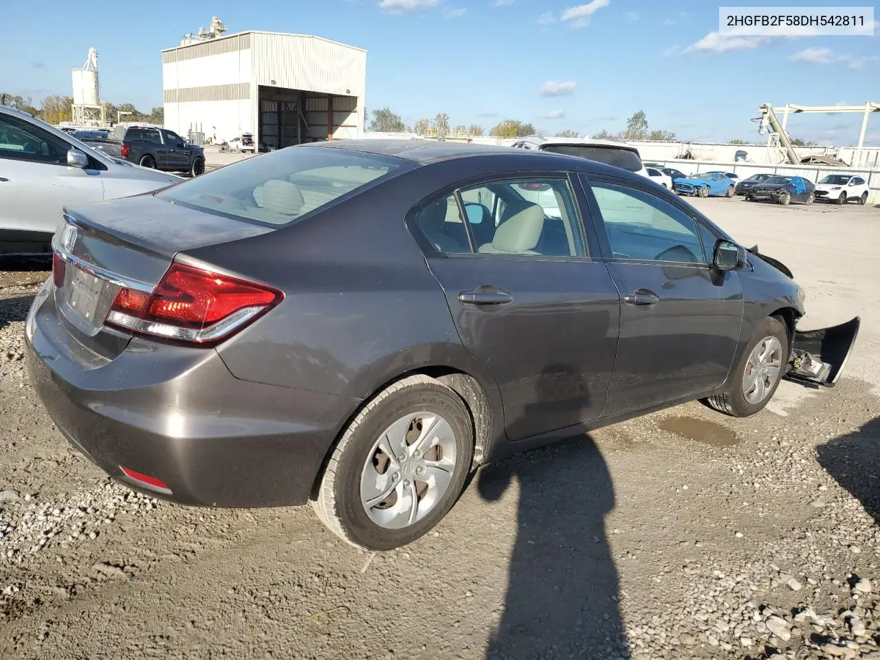 2HGFB2F58DH542811 2013 Honda Civic Lx