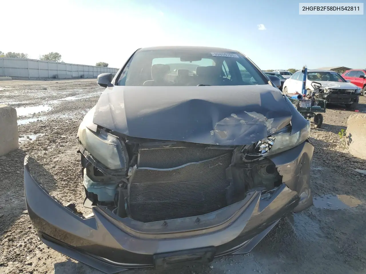 2HGFB2F58DH542811 2013 Honda Civic Lx