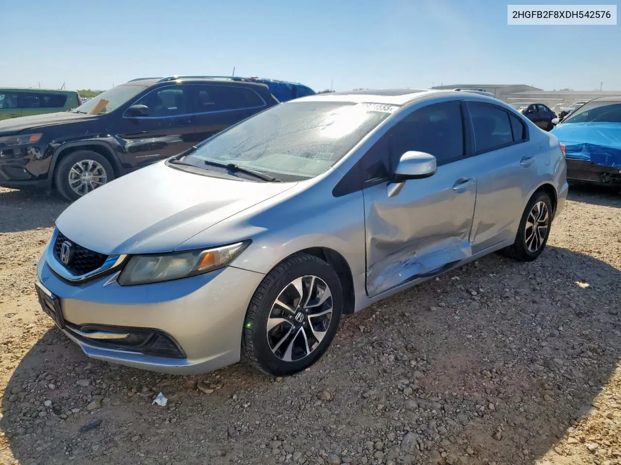 2HGFB2F8XDH542576 2013 Honda Civic Ex