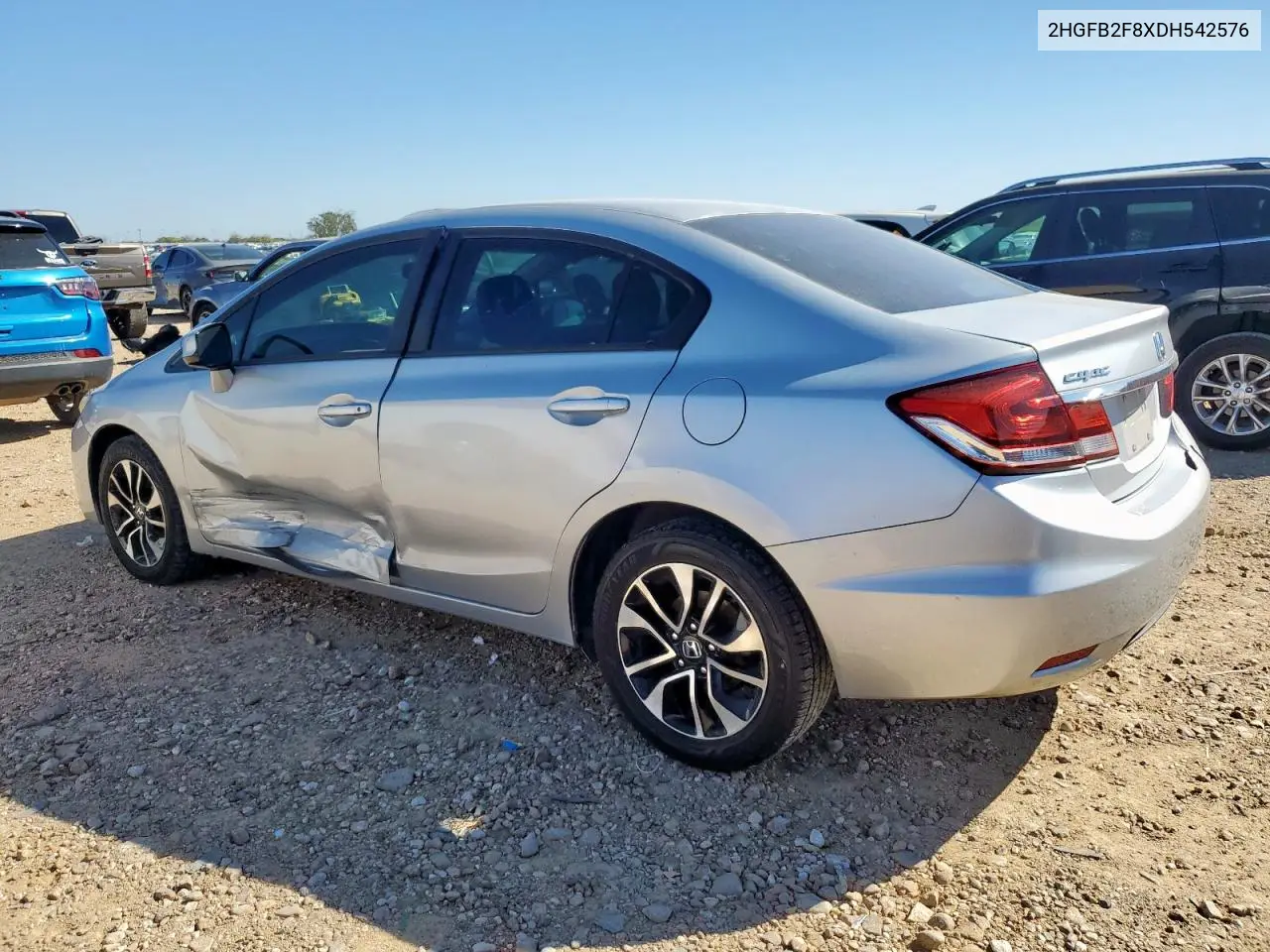 2HGFB2F8XDH542576 2013 Honda Civic Ex