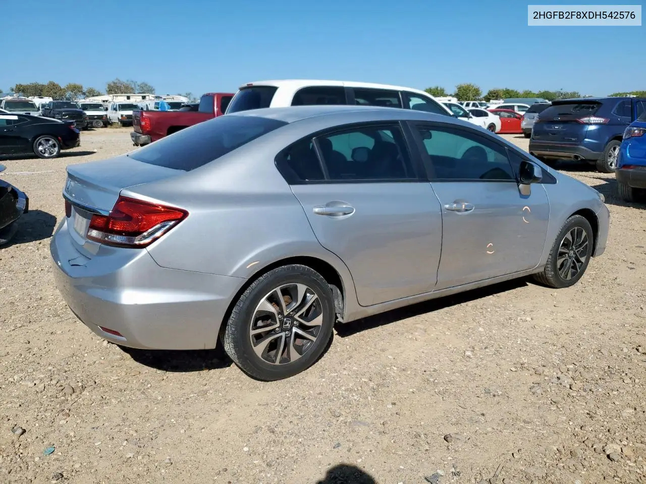 2HGFB2F8XDH542576 2013 Honda Civic Ex