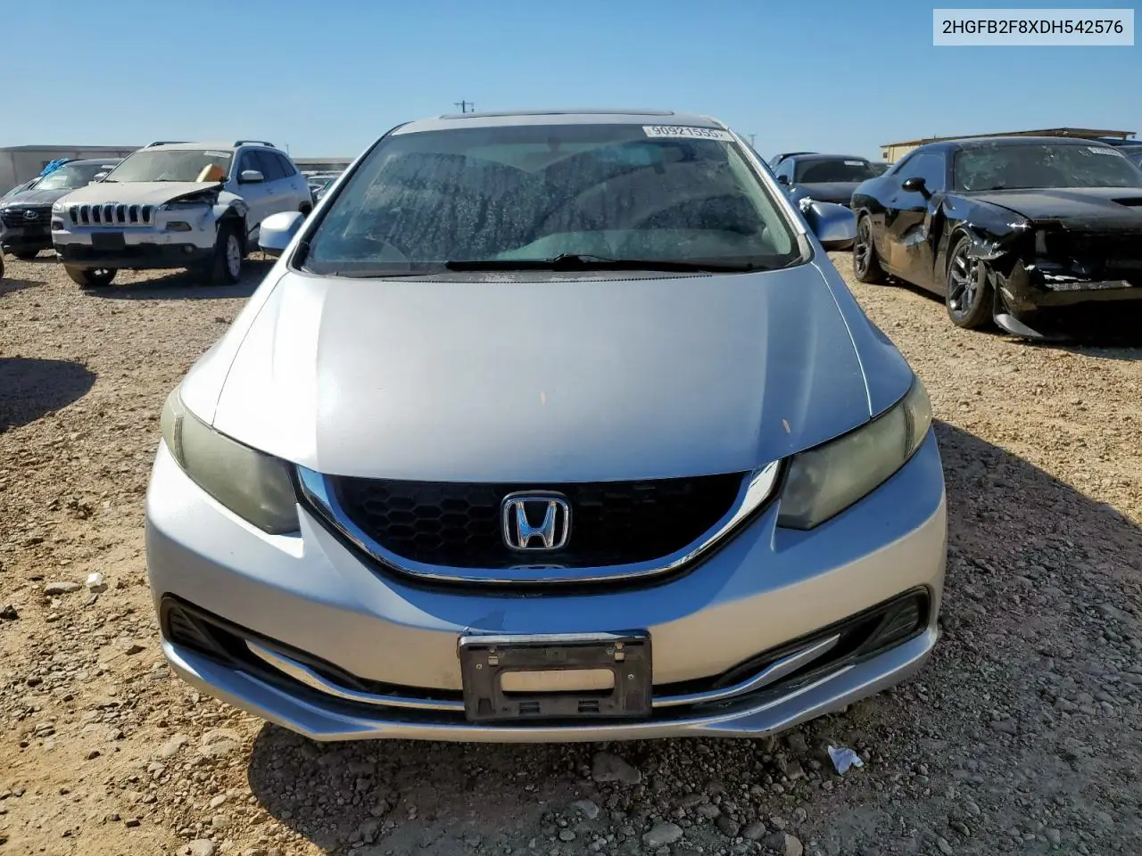 2HGFB2F8XDH542576 2013 Honda Civic Ex