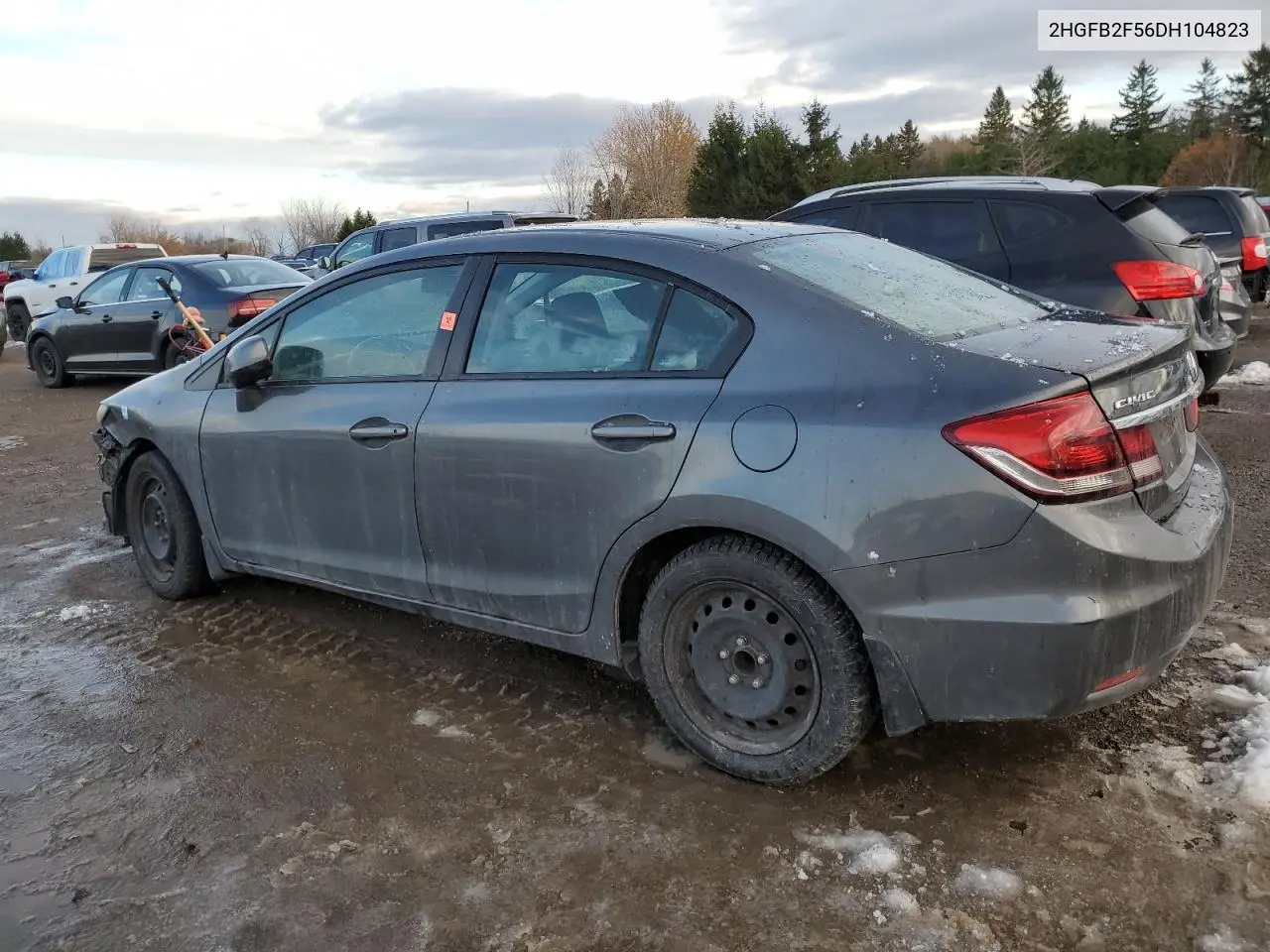2HGFB2F56DH104823 2013 Honda Civic Lx