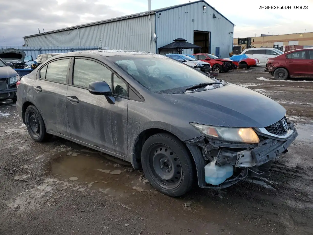 2HGFB2F56DH104823 2013 Honda Civic Lx