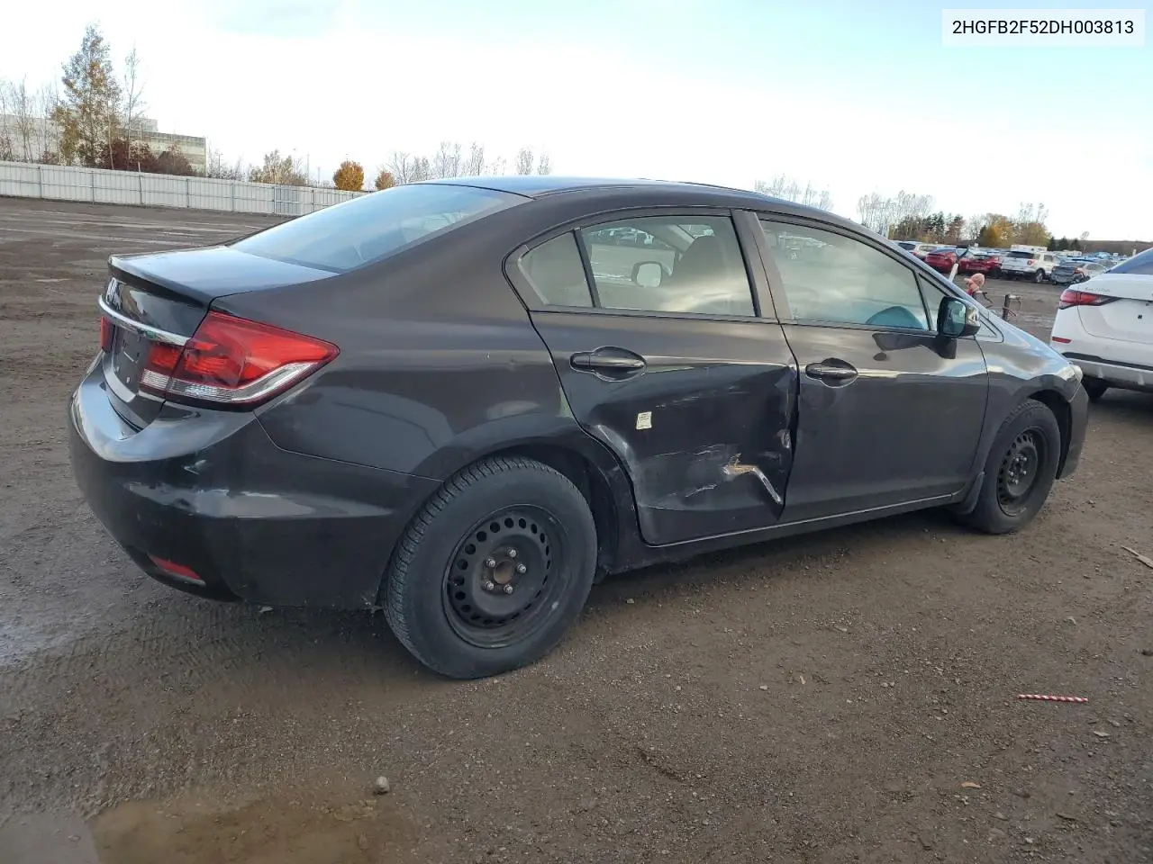 2HGFB2F52DH003813 2013 Honda Civic Lx