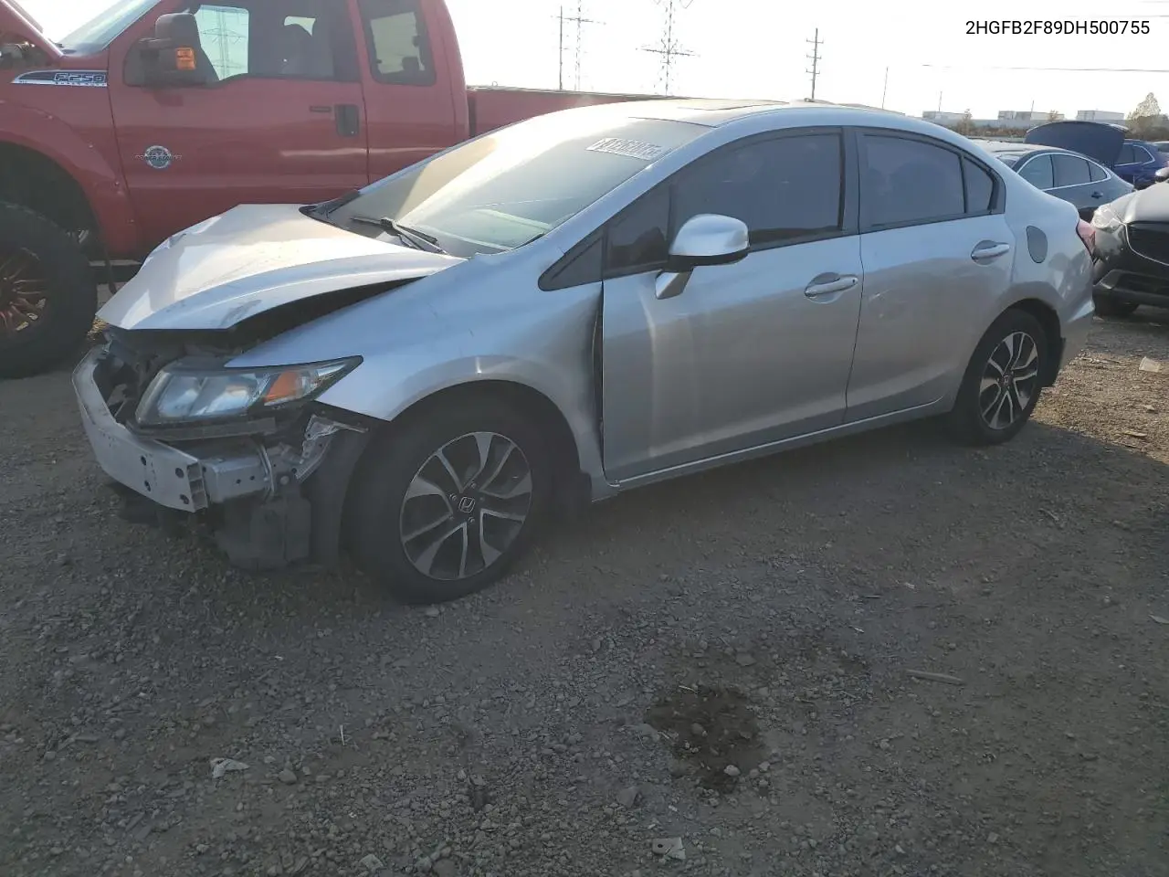 2HGFB2F89DH500755 2013 Honda Civic Ex