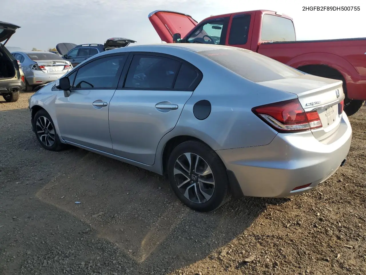 2HGFB2F89DH500755 2013 Honda Civic Ex