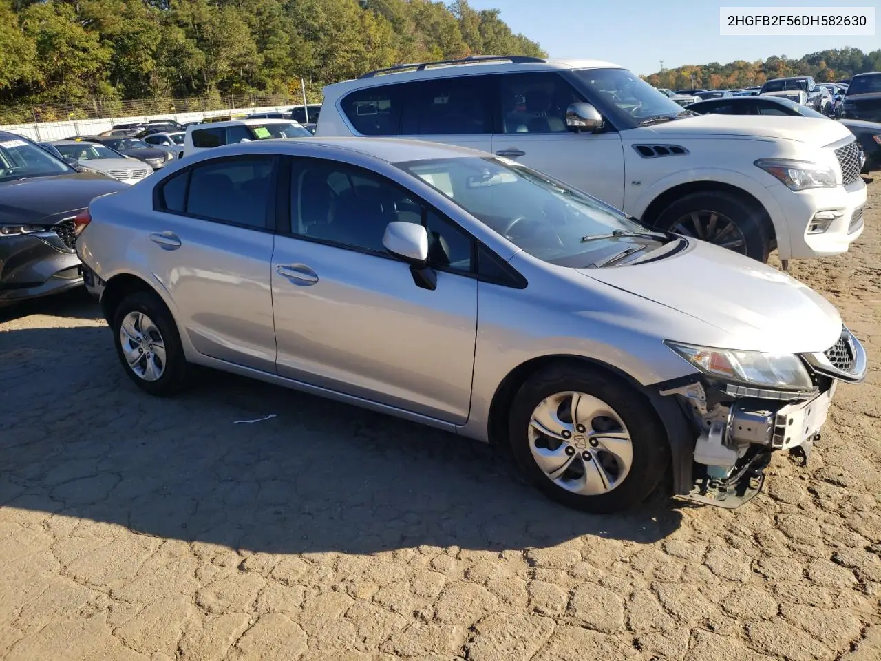 2HGFB2F56DH582630 2013 Honda Civic Lx