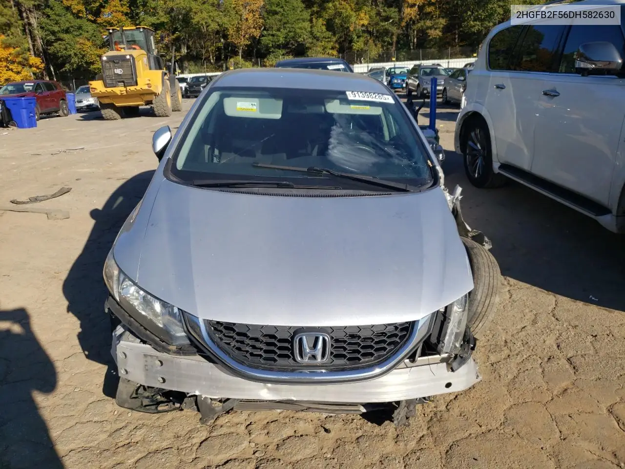 2HGFB2F56DH582630 2013 Honda Civic Lx