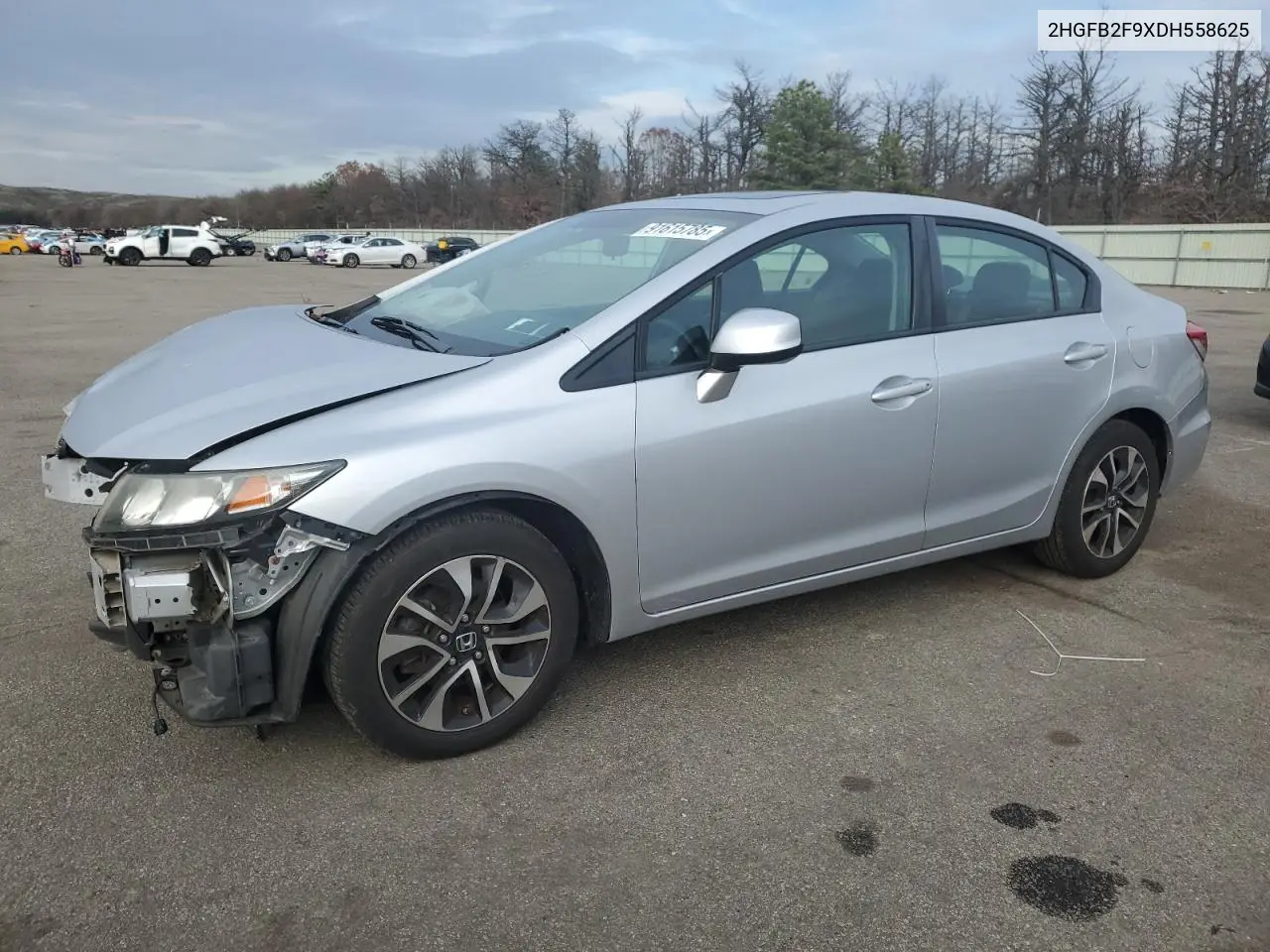 2HGFB2F9XDH558625 2013 Honda Civic Exl