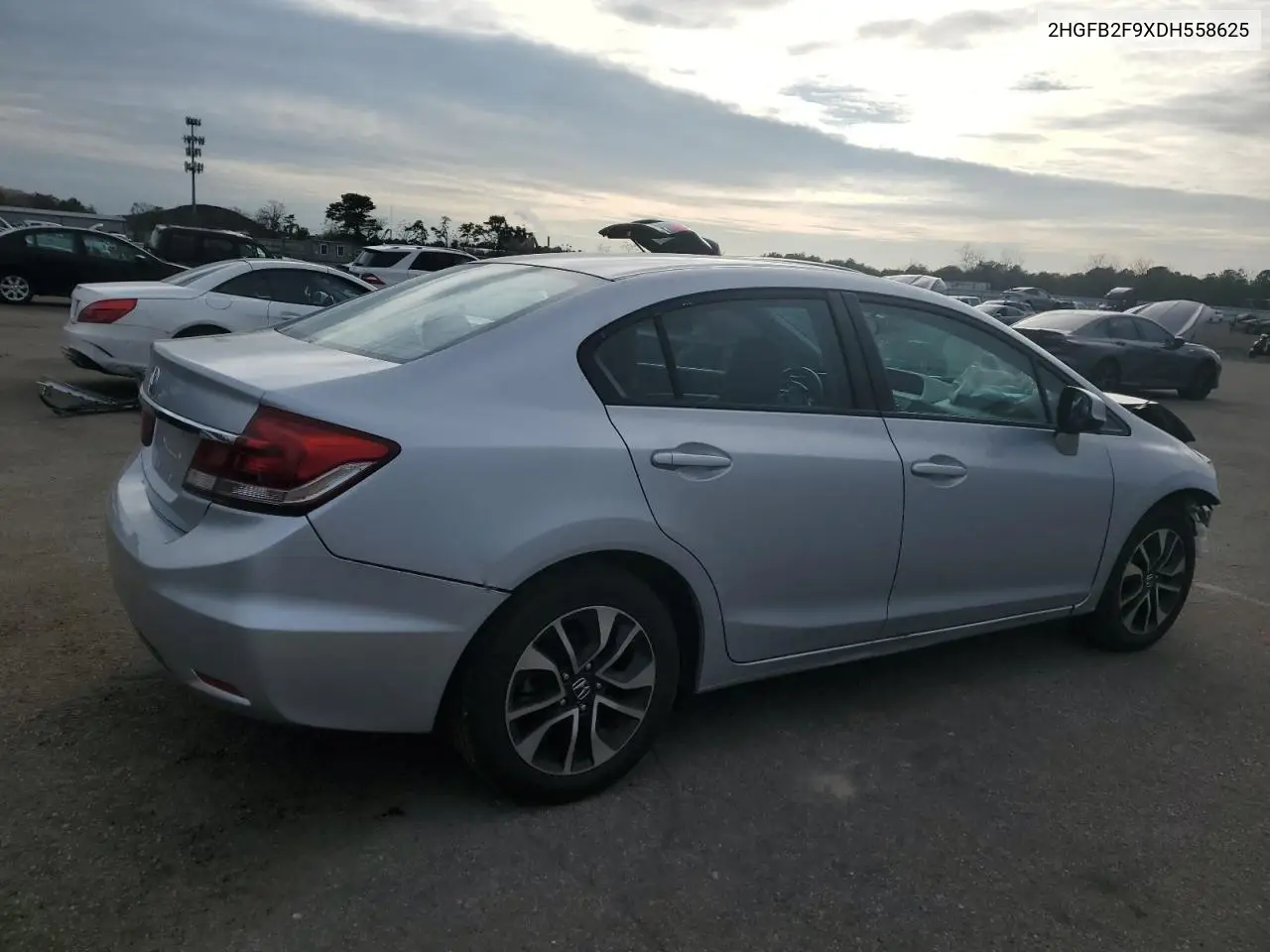 2HGFB2F9XDH558625 2013 Honda Civic Exl