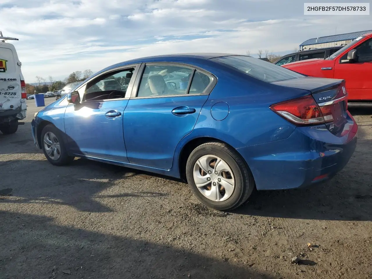 2HGFB2F57DH578733 2013 Honda Civic Lx