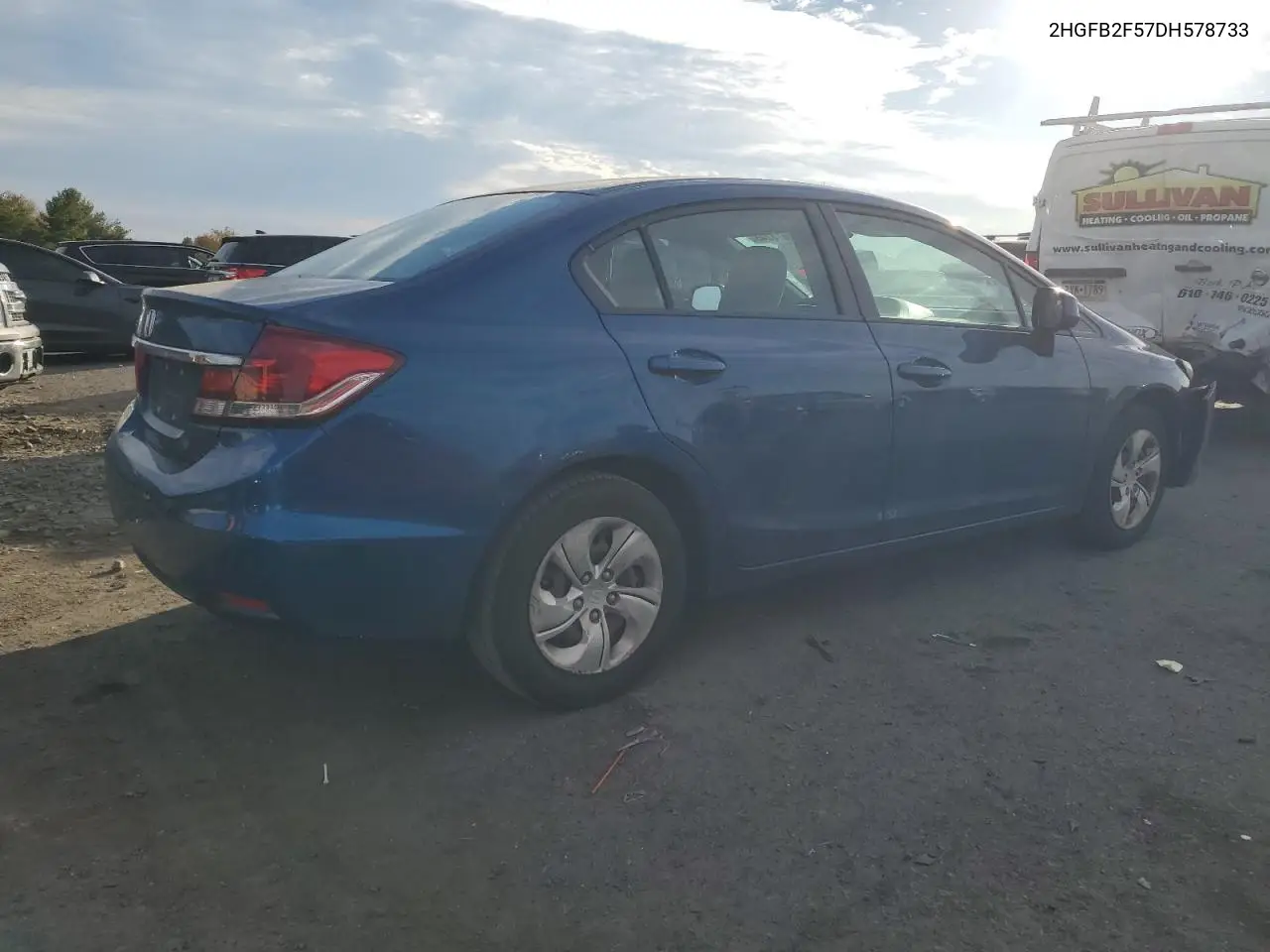 2HGFB2F57DH578733 2013 Honda Civic Lx