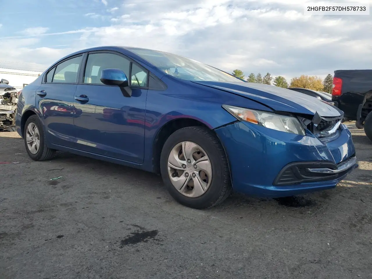 2HGFB2F57DH578733 2013 Honda Civic Lx