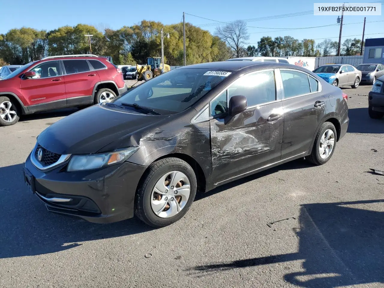 19XFB2F5XDE001771 2013 Honda Civic Lx