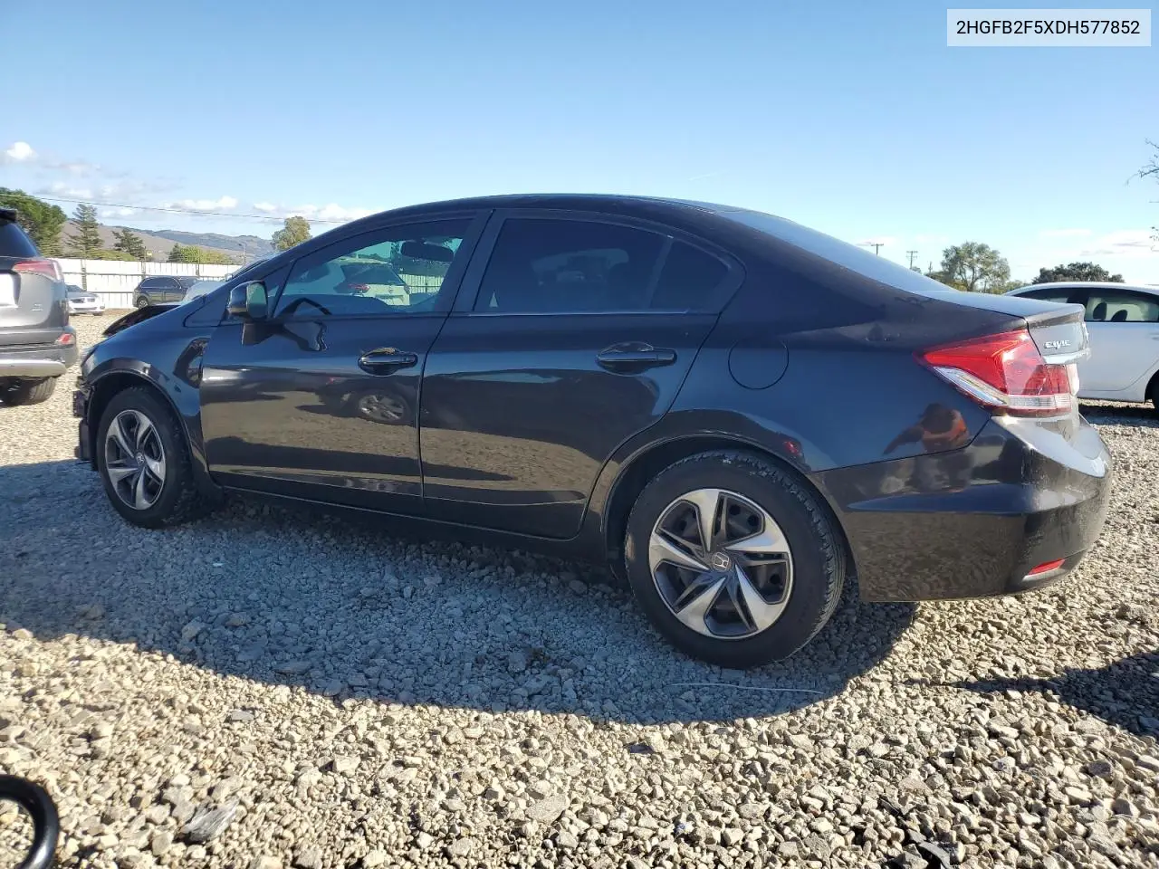 2HGFB2F5XDH577852 2013 Honda Civic Lx