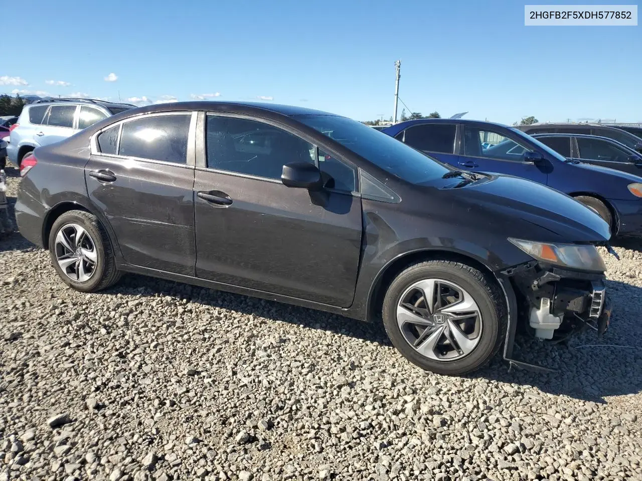 2HGFB2F5XDH577852 2013 Honda Civic Lx