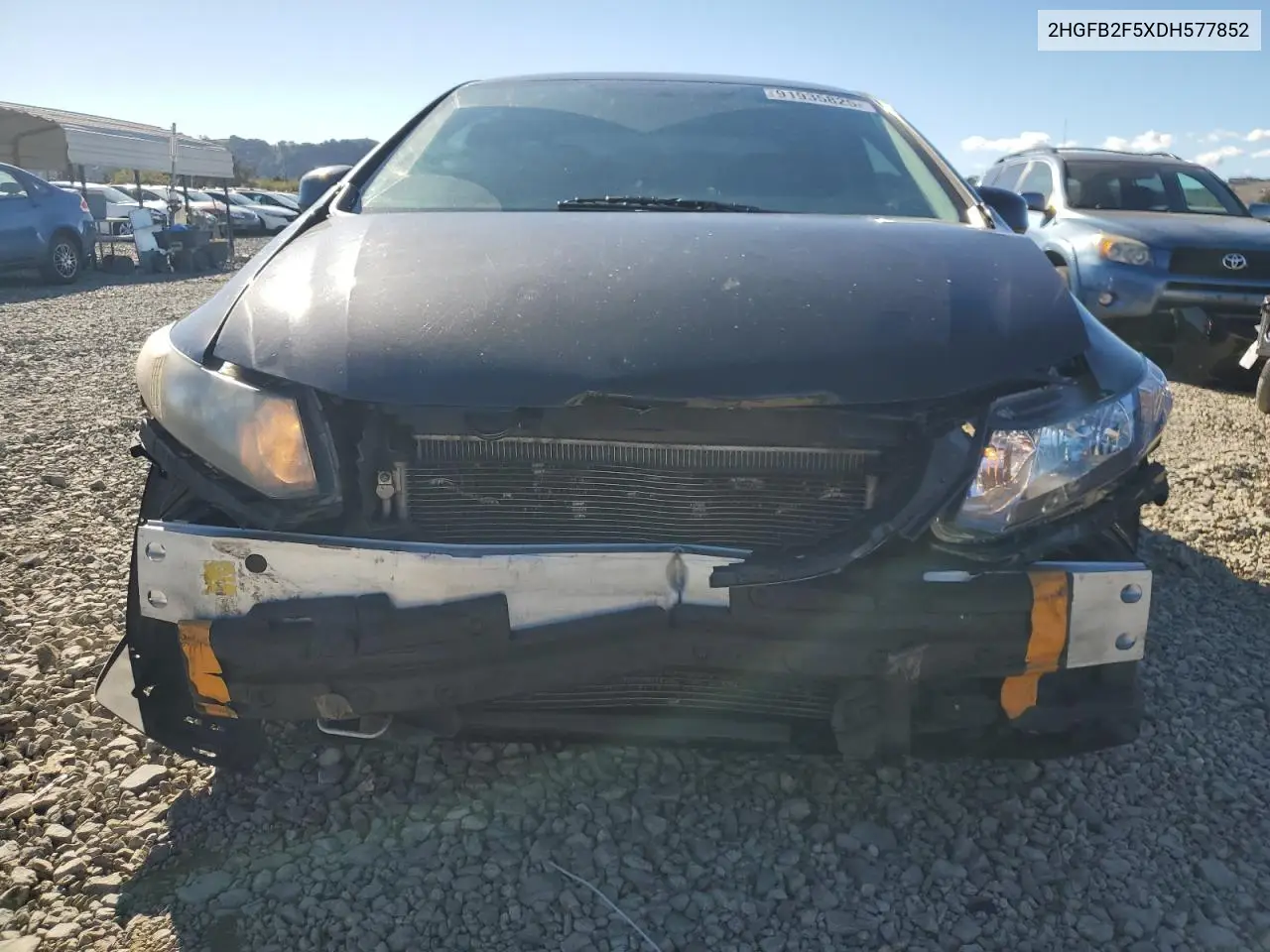 2HGFB2F5XDH577852 2013 Honda Civic Lx