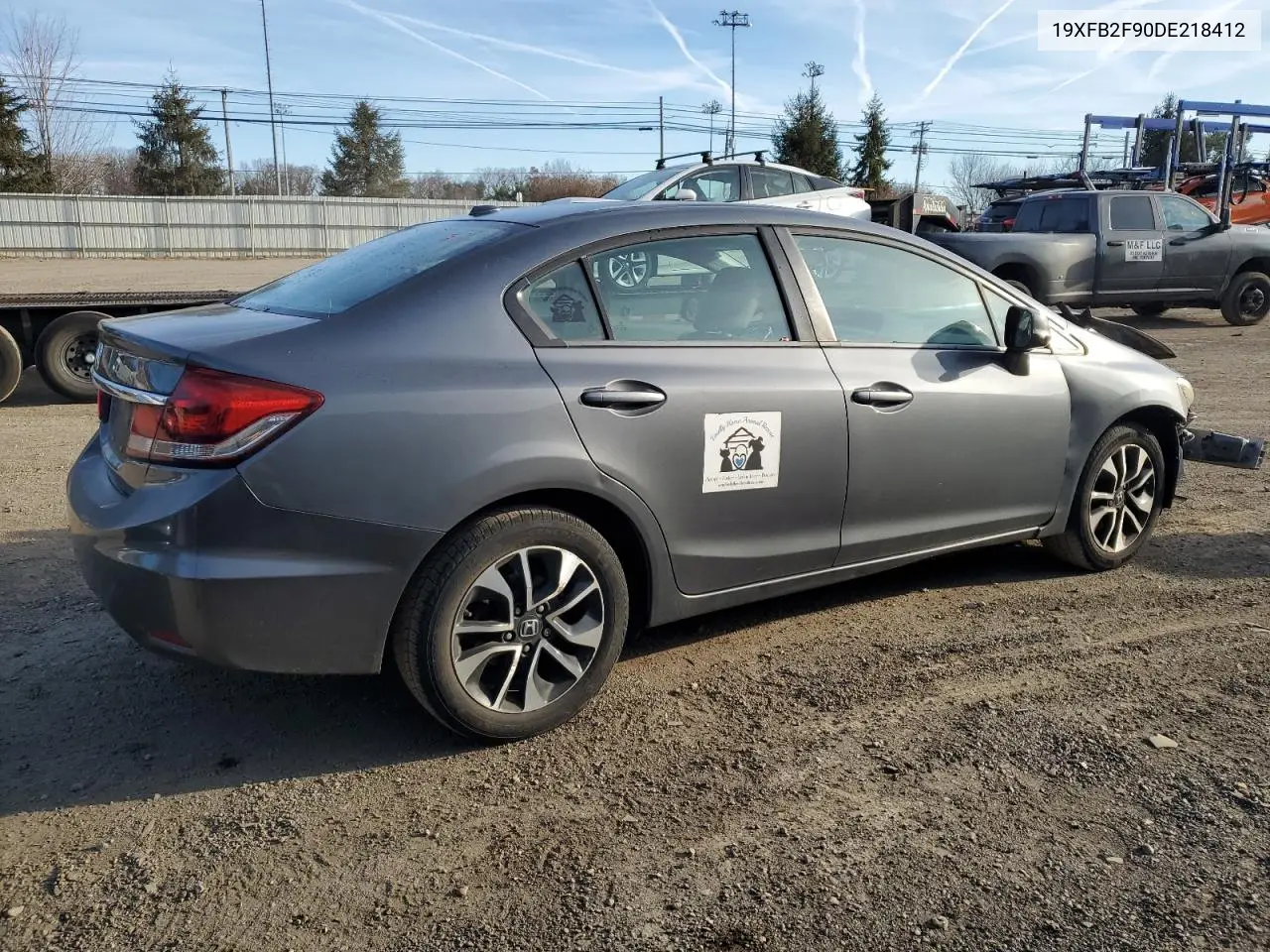 19XFB2F90DE218412 2013 Honda Civic Exl