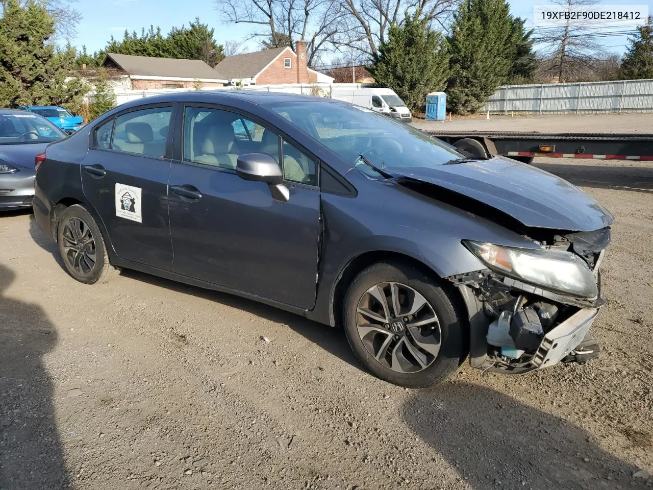 19XFB2F90DE218412 2013 Honda Civic Exl