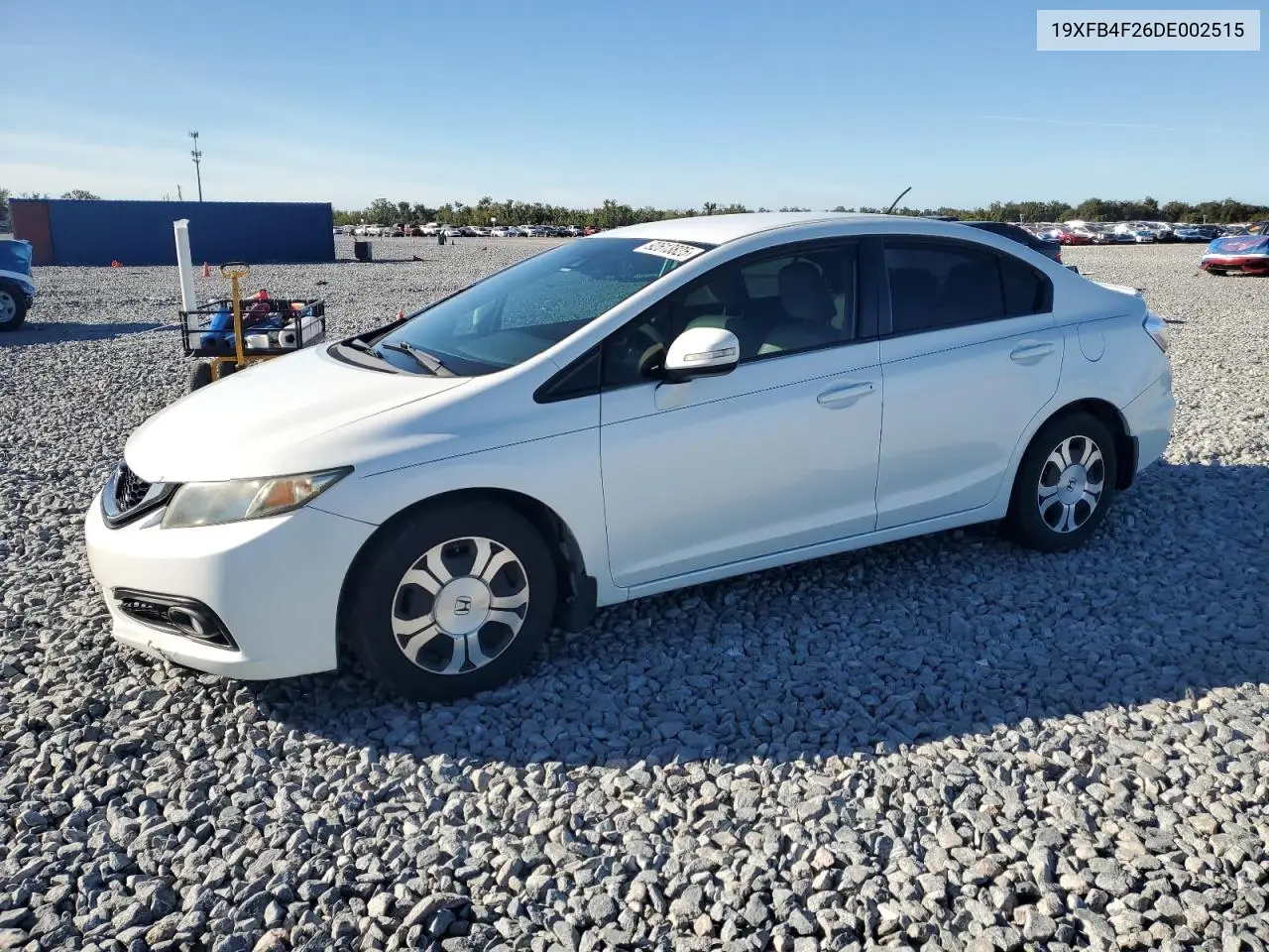 19XFB4F26DE002515 2013 Honda Civic Hybrid