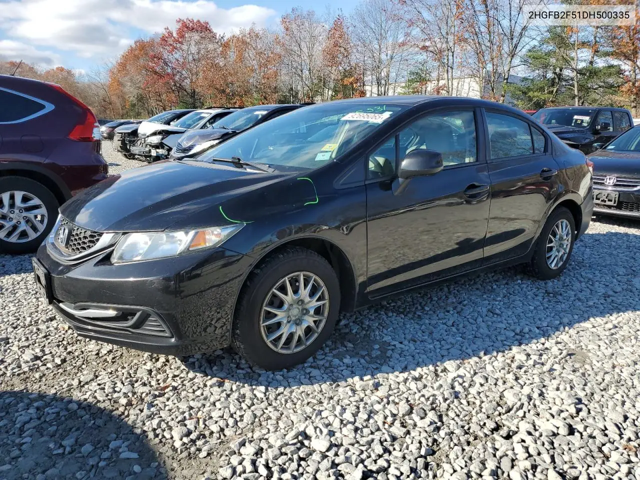 2HGFB2F51DH500335 2013 Honda Civic Lx