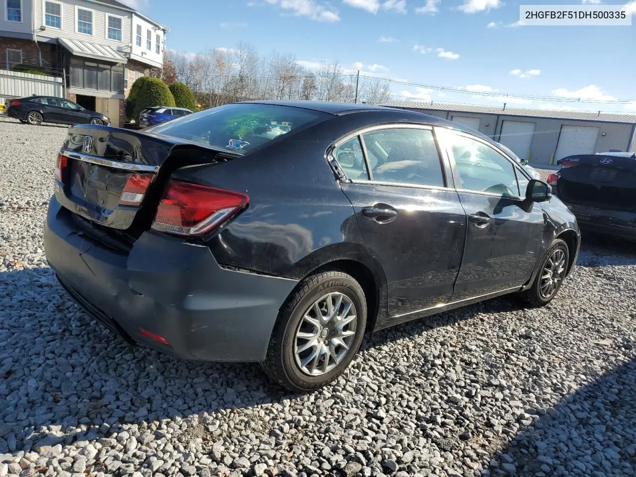 2HGFB2F51DH500335 2013 Honda Civic Lx