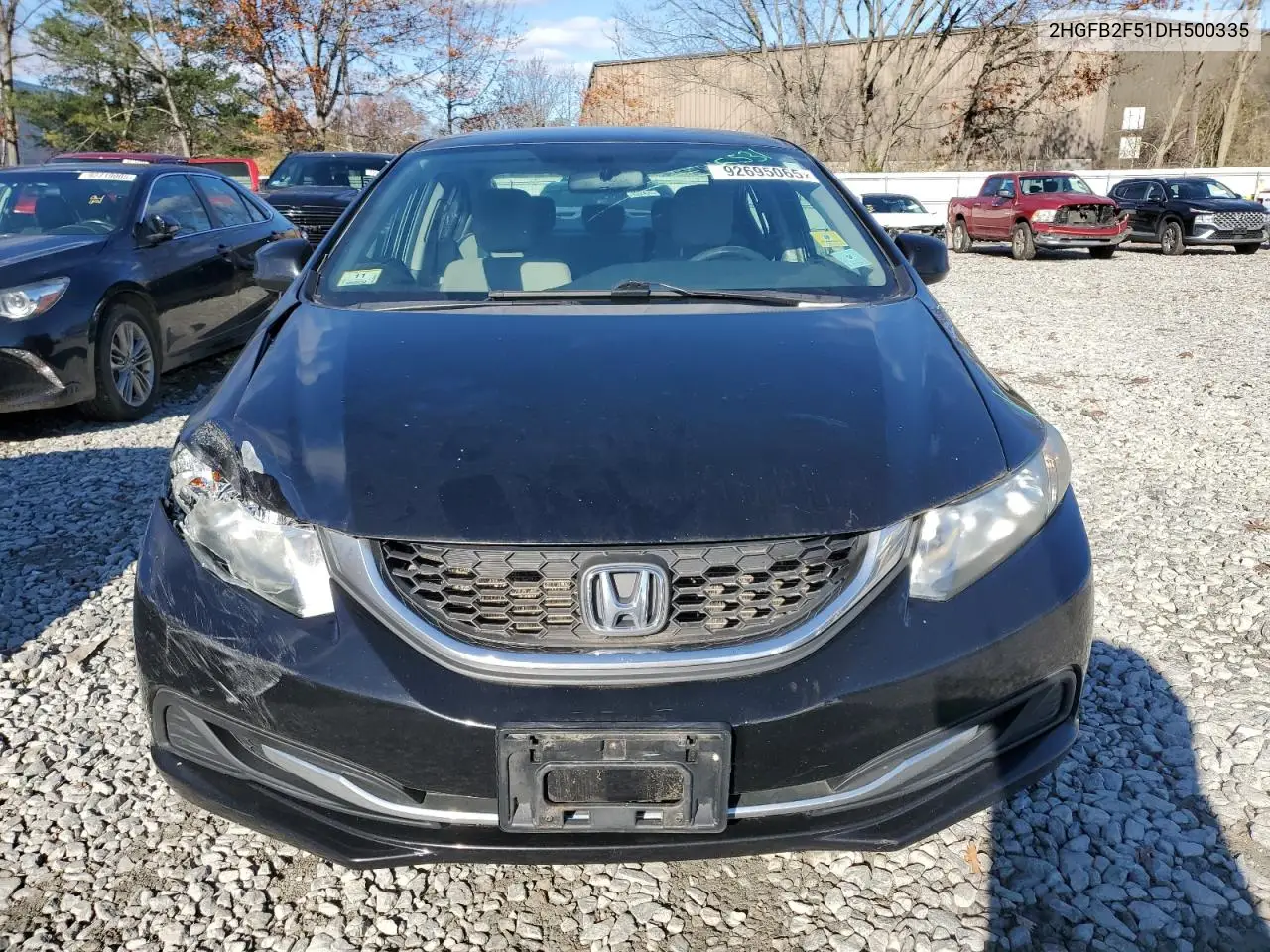 2HGFB2F51DH500335 2013 Honda Civic Lx