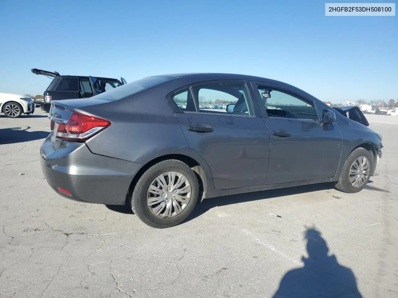 2HGFB2F53DH508100 2013 Honda Civic Lx