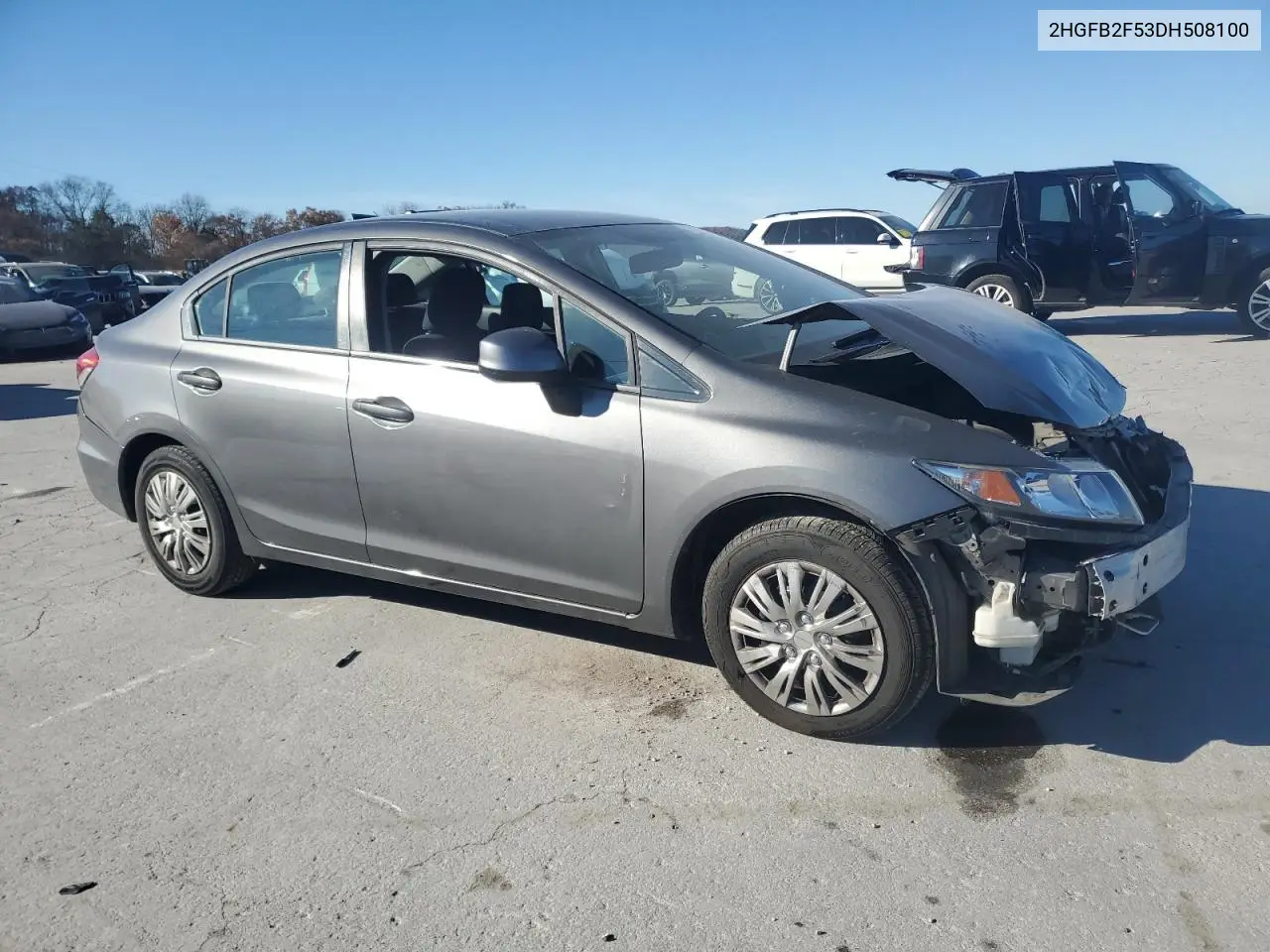 2HGFB2F53DH508100 2013 Honda Civic Lx